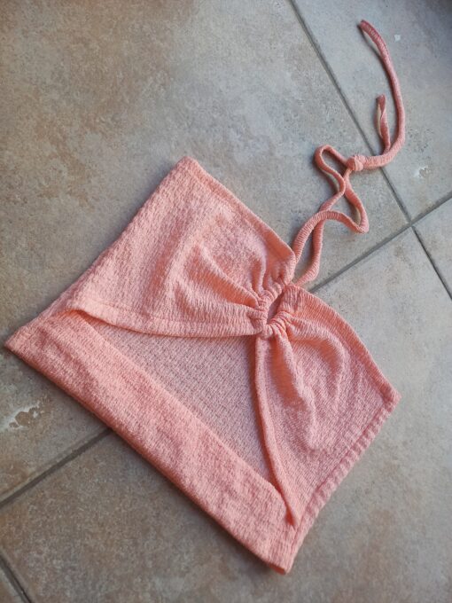 Top bambula rosa bebe